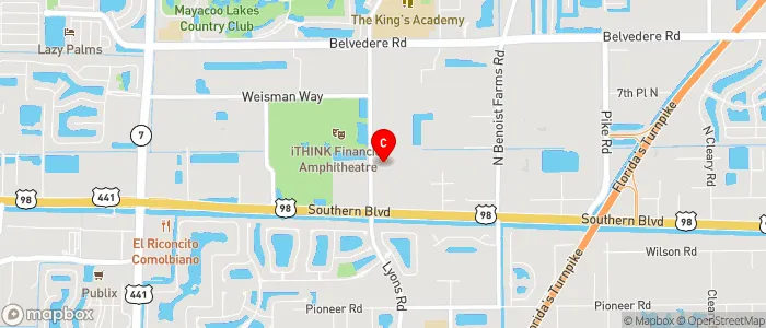 Mobile veterinarian service map showing Westlake FL new development and residential coverage in western Palm Beach County